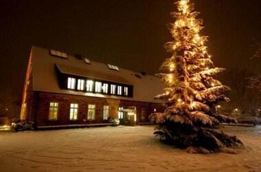 Rathaus im Schnee